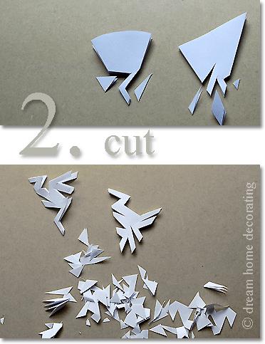 folded snowflake patterns