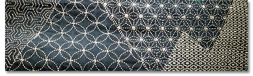 Japanese sashiko fabric pattern